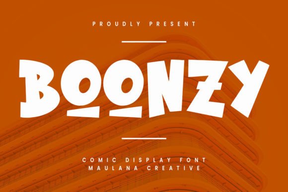 Boonzy: A Playful Display Font for Creative Digital Brands