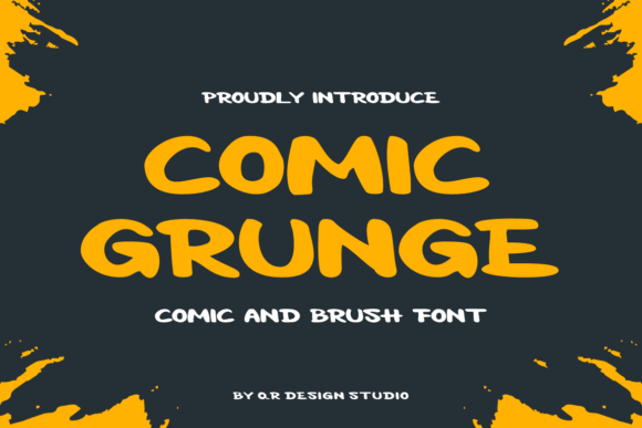 Comic Grunge: A Unique Display Font for Creative Projects
