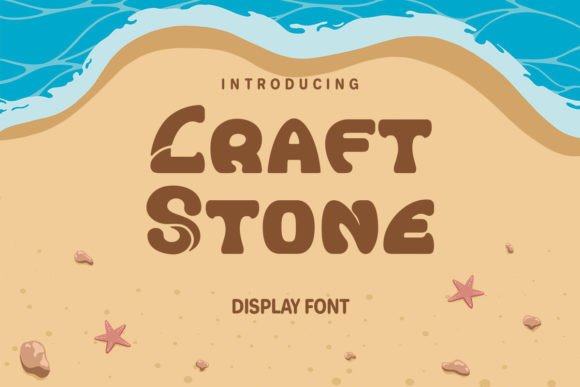 Craftstone: A Display Font Designed for Joyful Marketing