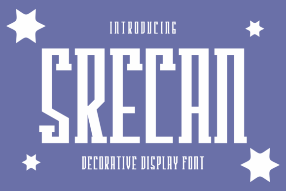Enhance Your Campaigns with Srecan, the Unique Display Font