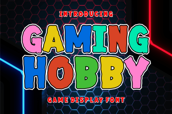 Gaming Hobby Font: A Bold Display Typeface Review