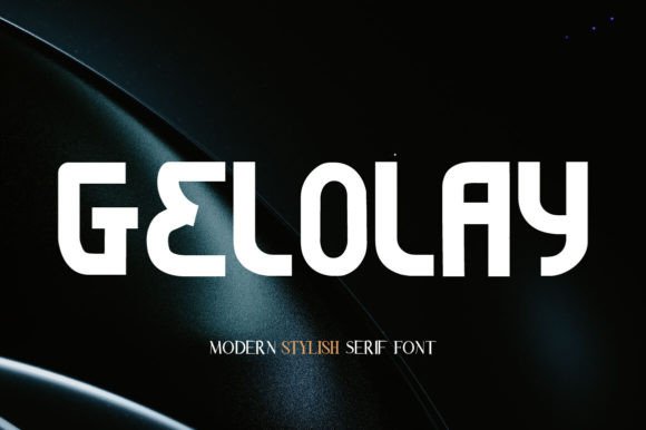 Gelolay Display Font for Bold Handmade Branding