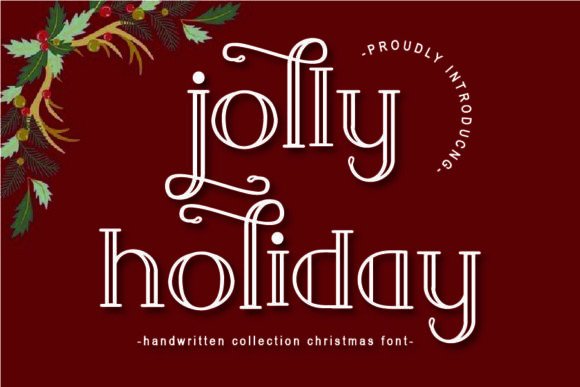 Joliy Holiday: A Festive Font for Crafters and Creators