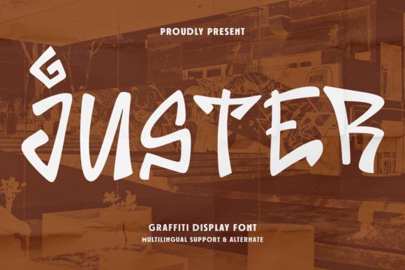 Juster: A Graffiti Display Font for Bold Digital Campaigns