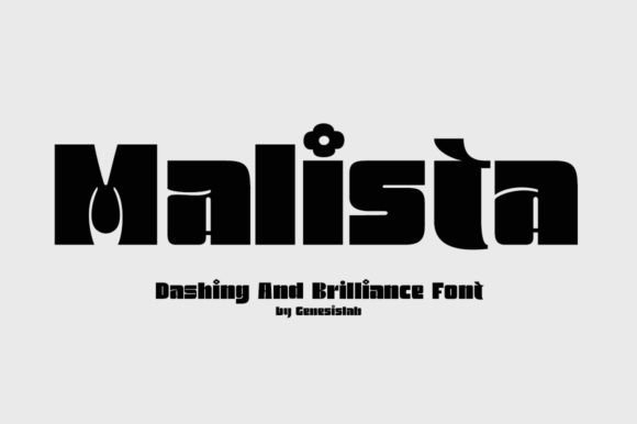Malista Family: A Modern Display Font for Brand Impact