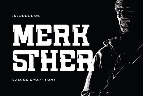 Merksther Display Font for Bold Brand Identity Projects