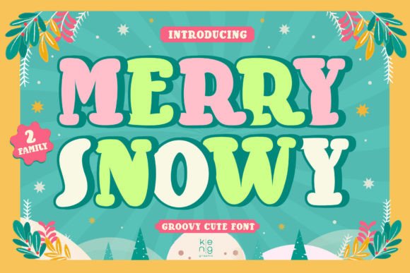 Merry Snowy Display Font for Bold Brand Identity