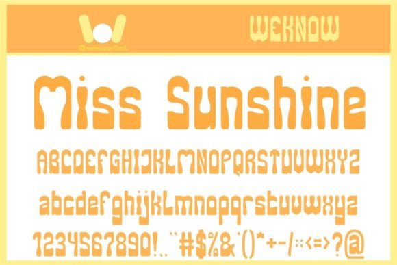 Miss Sunshine Display Font for Handmade Creatives