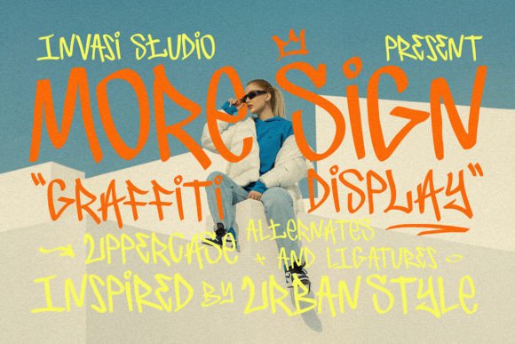 Moresign Font: Bold Urban Display Typeface for Streetwise Branding