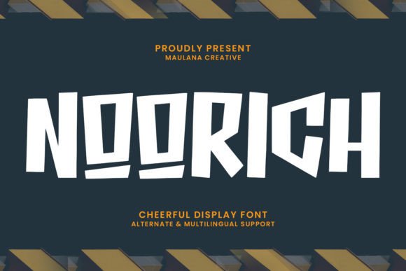 Noorich Cheerful Display Font for Handmade Creators