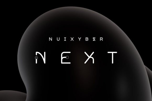 Nuixyber Next: A Sophisticated Display Font for Modern Brands