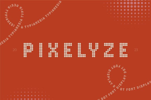 Pixelyze - A Unique Dot Font for Creative Makers