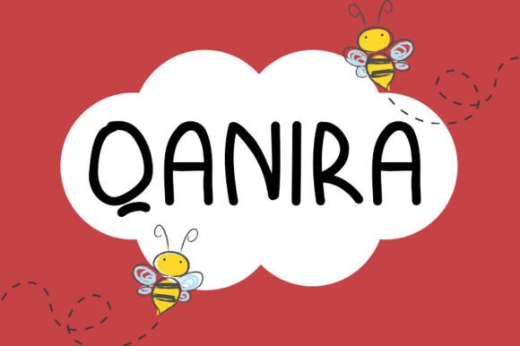 Qanira Display Font for Festive Branding Projects