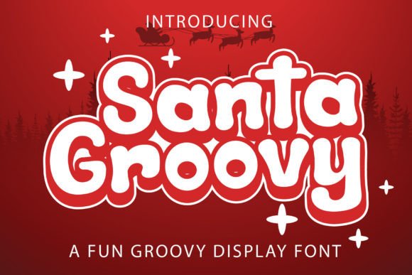 Santa Groovy Font for Vintage-Inspired Branding