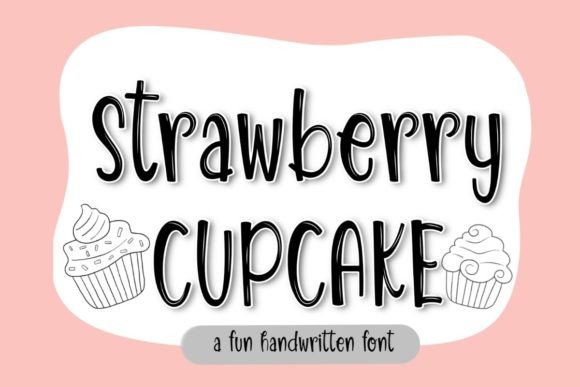 Strawberry Cupcake: A Fun Handwritten Font for Web Design