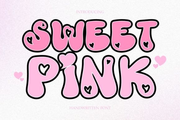 Sweet Pink: A Valentine Font for Cute Campaign Visuals