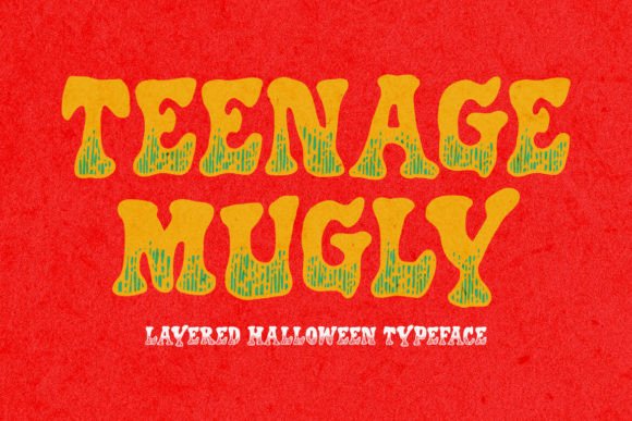 Teenage Mugly: Your Ultimate Halloween Typeface Font