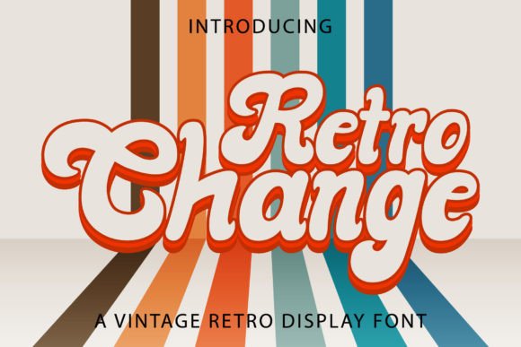 The Retro Change Font: A Handwritten Typestyle for Authentic Branding
