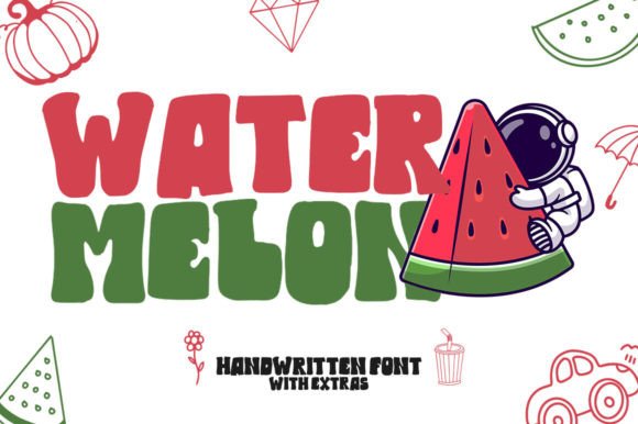 Water Melon: A Playful and Charming Display Font